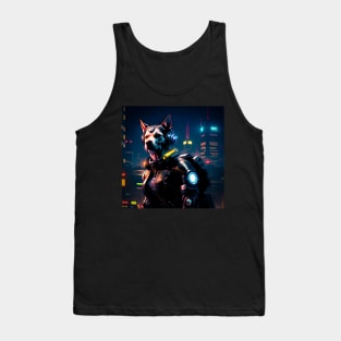 Cyberpunk Dog Tank Top